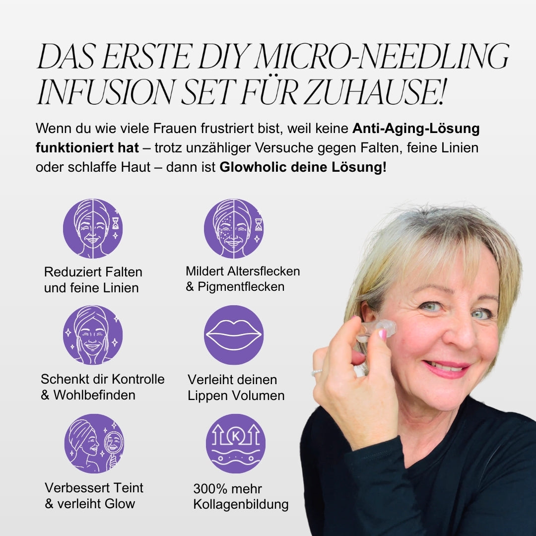 Sommer Anti-Falten Starter Set - Glowholic Micro-Needling-Infusion