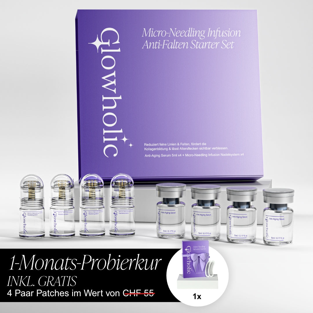 Sommer Anti-Falten Starter Set - Glowholic Micro-Needling-Infusion