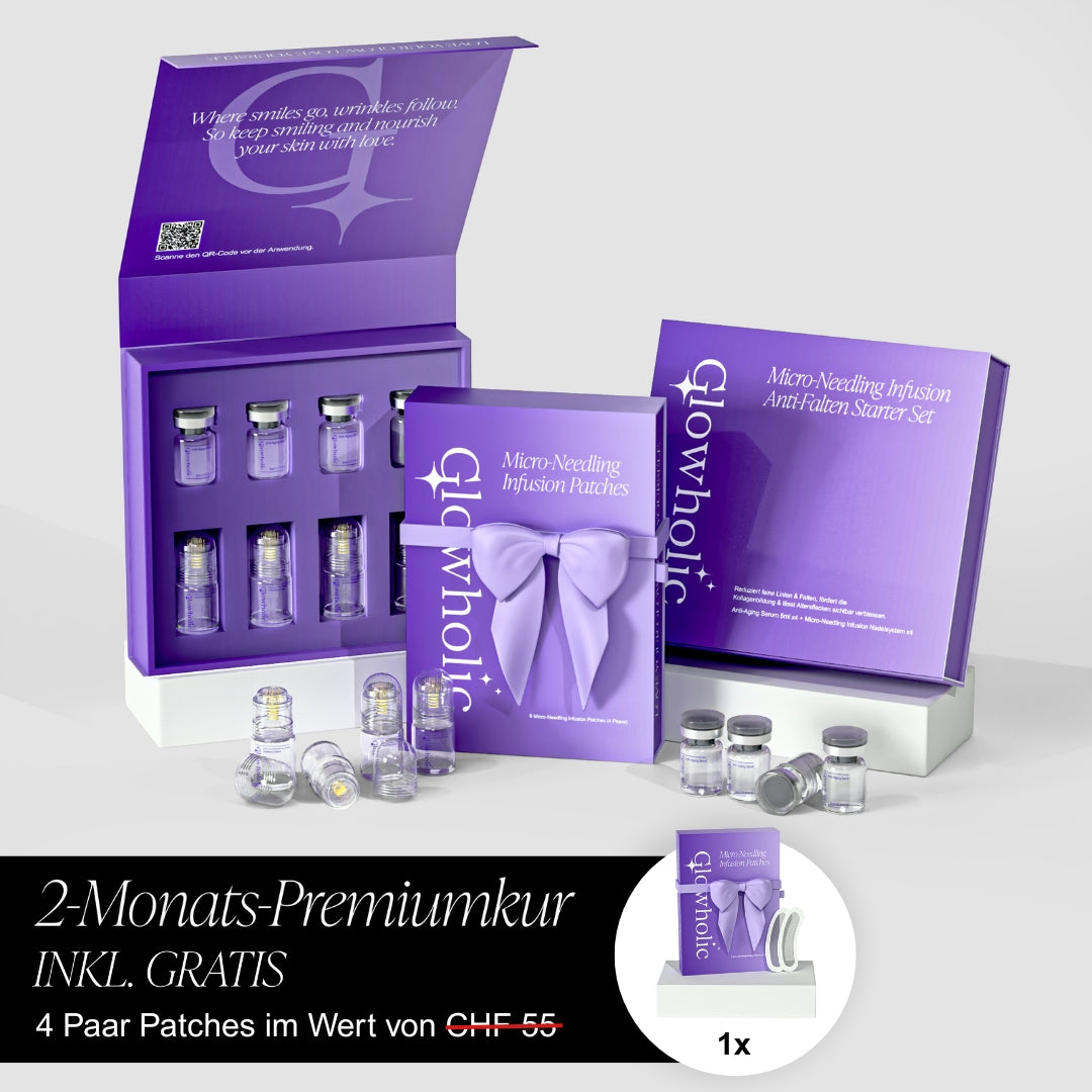 Sommer Anti-Falten Starter Set - Glowholic Micro-Needling-Infusion